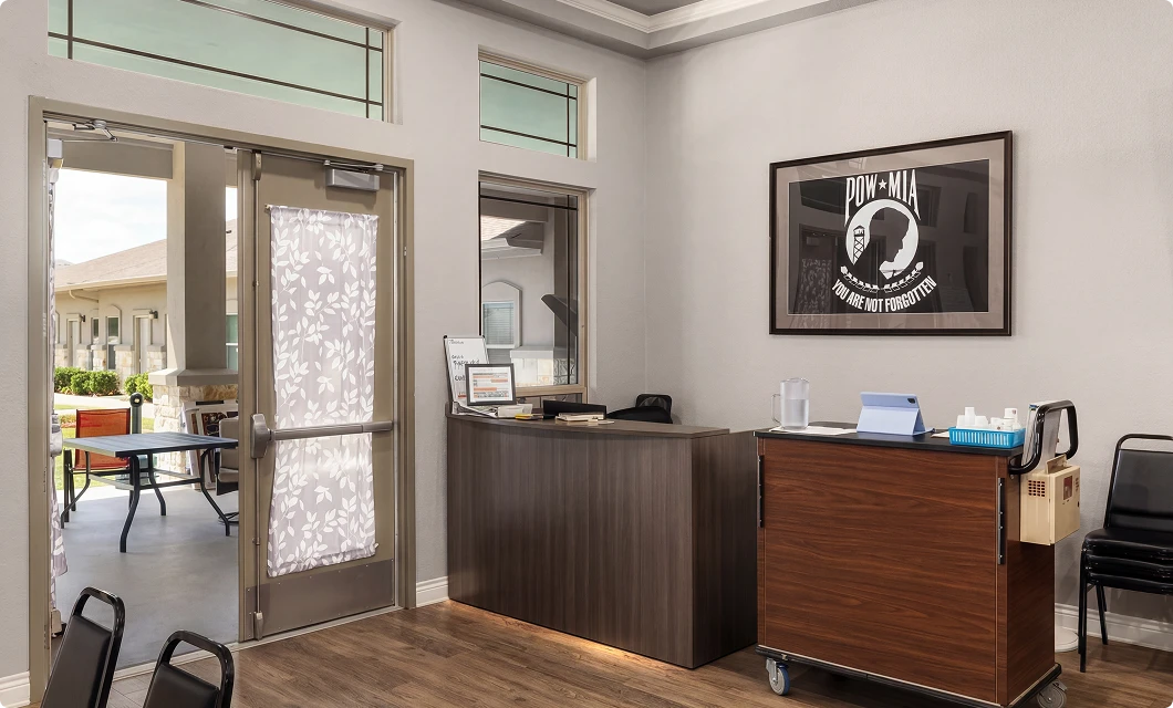 Staff office and consultation space